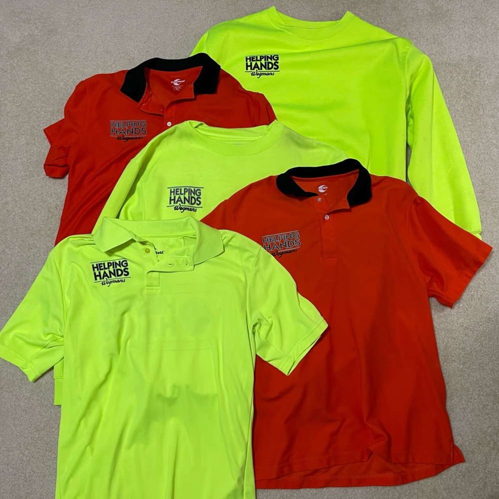 Wegmans Helping Hands Sweatshirts and Collared Shirts